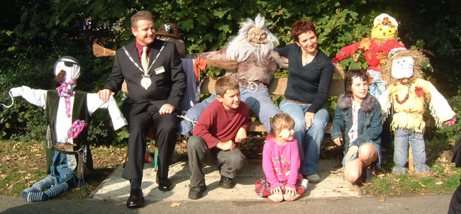 Scarecrow competition entrants