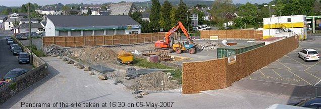 Library site on 26th April 2007